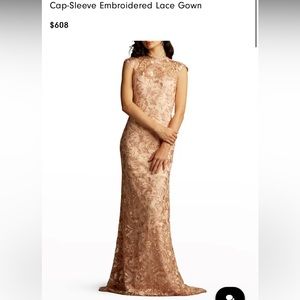 Designer dress, just dry cleaned and only worn once!